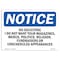 Signmission OSHA Notice Sign, 10" Height, 14" Width, No Soliciting I Do Not Want Your Magazines Sign, Landscape OS-NS-D-1014-L-14821 - alternate 1